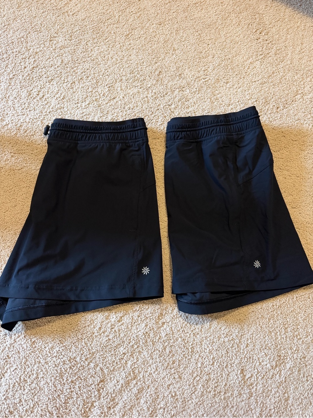 Like New Athleta Crosstrain 4” High Rise Shorts x2 - Picture 1 of 9